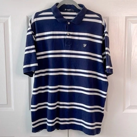 Cremieux Classics Striped Short Sleeve Polo Shirt - Picture 11 of 11